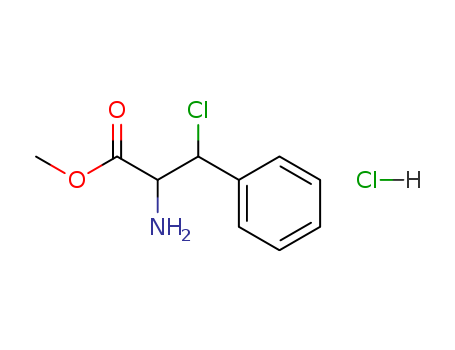 Phenylalanine, b-chloro-, methyl ester, hydrochloride