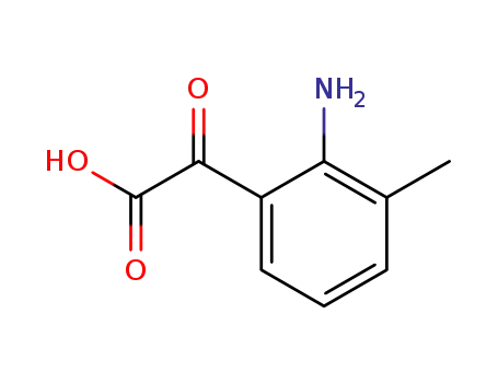 Molecular Structure of 859770-30-2 ((2-amino-3-methyl-phenyl)-glyoxylic acid)