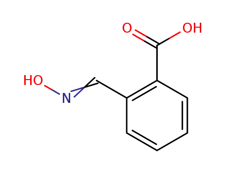 Molecular Structure of 6383-59-1 (2-(Hydroxyiminomethyl)benzoic acid)