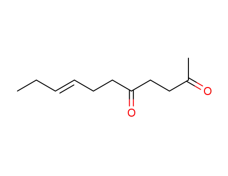 Molecular Structure of 7051-46-9 ((E)-8-Undecene-2,5-dione)