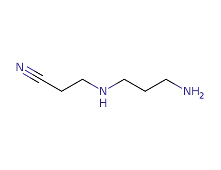 Molecular Structure of 35513-93-0 (N<sup>1</sup>-(cyanoethyl)-1,3-propanediamine)
