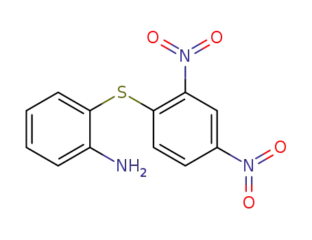 Molecular Structure of 14393-62-5 (2-[(2,4-dinitrophenyl)sulfanyl]aniline)