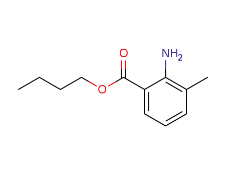 Molecular Structure of 79101-84-1 (3-Methylanthranilsaeure-n-butylester)