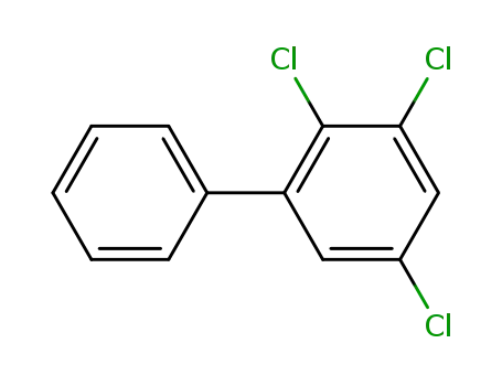 Molecular Structure of 55720-44-0 (2,3,5-TRICHLOROBIPHENYL)