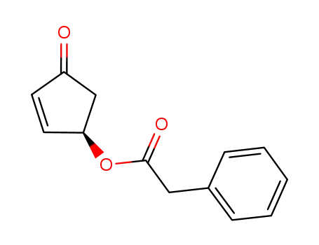 Molecular Structure of 1391630-29-7 ((R)-4-oxocyclopenten-2-enyl 2-phenylacetate)