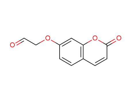 Molecular Structure of 16851-02-8 (Acetaldehyde, [(2-oxo-2H-1-benzopyran-7-yl)oxy]-)