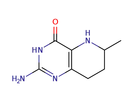 Molecular Structure of 78711-33-8 (2-amino-5,6,7,8-tetrahydro-6-methylpyrido<3,2-d>pyrimidin-4(3H)-one)