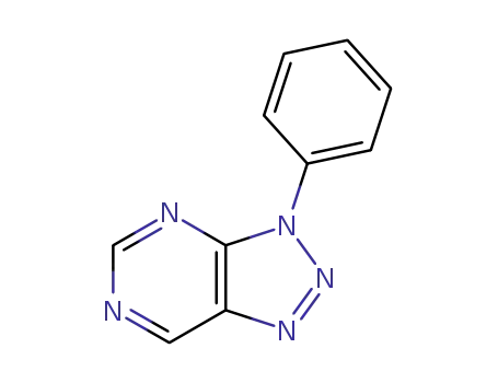 Molecular Structure of 73112-02-4 (3H-1,2,3-Triazolo[4,5-d]pyrimidine, 3-phenyl-)