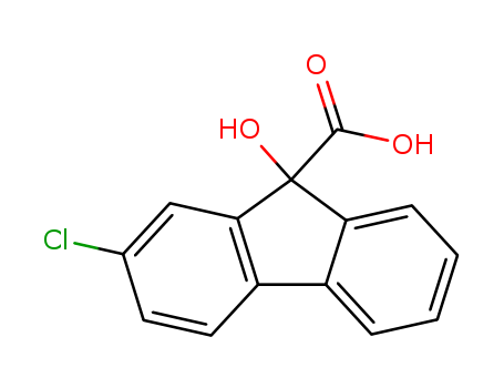 2-Chloro-9-hydroxyfluorene-9-carboxylic acid