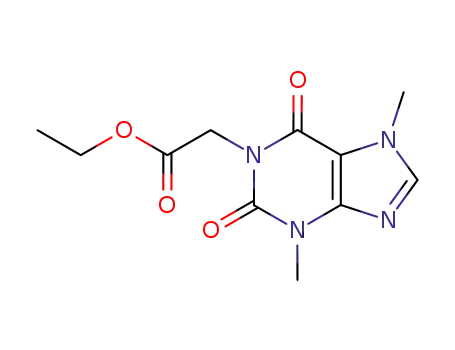 1H-Purine-1-acetic acid, 2,3,6,7-tetrahydro-3,7-dimethyl-2,6-dioxo-,
ethyl ester