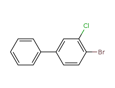Molecular Structure of 91354-08-4 (4-bromo-3-chloro-1,1'-biphenyl)
