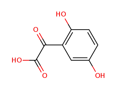 Molecular Structure of 10385-70-3 ((2,5-dihydroxy-phenyl)-glyoxylic acid)
