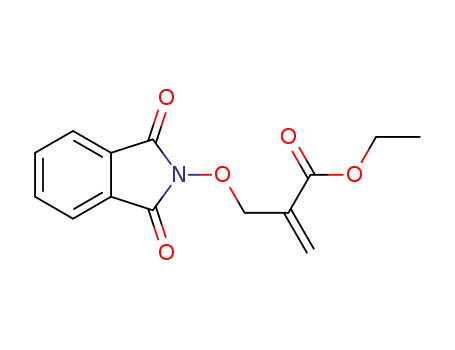 Molecular Structure of 1313016-88-4 (ethyl 2-(((1,3-dioxoisoindolin-2-yl)oxy)methyl)acrylate)