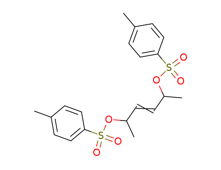 Molecular Structure of 89959-82-0 (3-Hexene-2,5-diol, bis(4-methylbenzenesulfonate))
