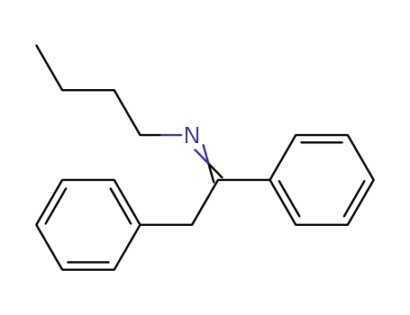 1-Butanamine, N-(1,2-diphenylethylidene)-
