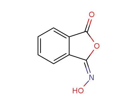 Molecular Structure of 57685-30-0 (hydroxyimino-phthalide)