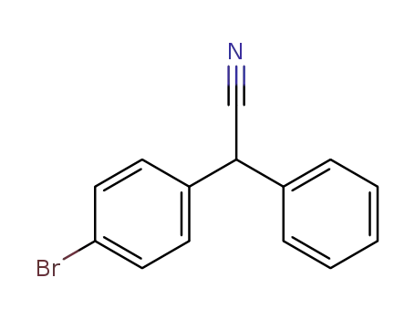 Molecular Structure of 33268-46-1 (2-(4-bromophenyl)-2-phenylacetonitrile)