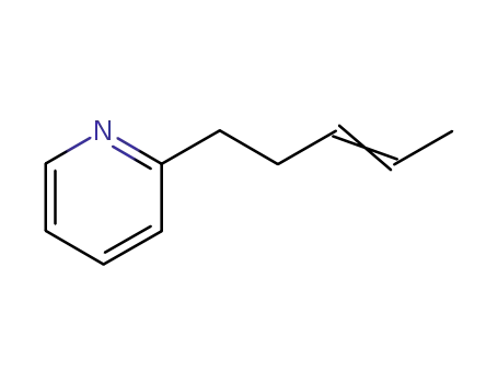 Molecular Structure of 2057-43-4 (2-(3-pentenyl)pyridine)