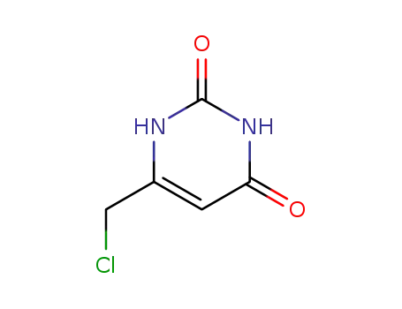 Molecular Structure of 18592-13-7 (6-(Chloromethyl)uracil)
