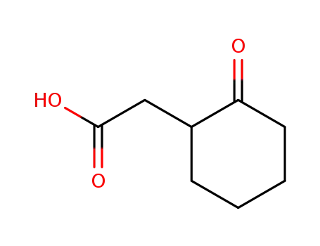 Molecular Structure of 1438-96-6 (Cyclohexaneacetic acid, 2-oxo-)