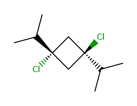 trans-1,3-Dichlor-1,3-diisopropylcyclobutan