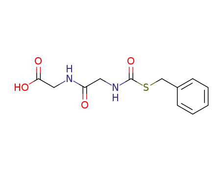 Molecular Structure of 100135-84-0 (<i>N</i>-(<i>N</i>-benzylsulfanylcarbonyl-glycyl)-glycine)