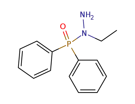 Molecular Structure of 51104-12-2 (diphenylphosphinic α-ethylhydrazide)