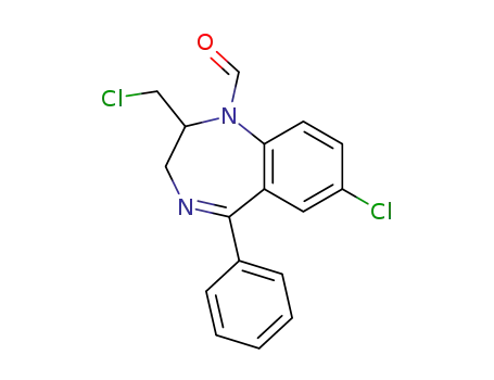 7-chlor-1-formyl-2-chloromethyl-5-phenyl-2,3-dihydro-1H-1,4-benzodiazepin