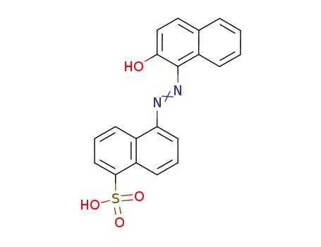 Molecular Structure of 32651-58-4 (5-(2-hydroxy-[1]naphthylazo)-naphthalene-1-sulfonic acid)