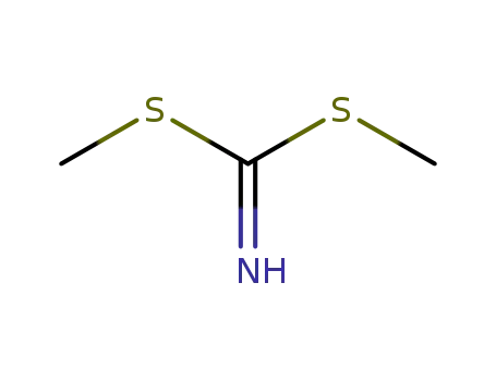 Molecular Structure of 22122-48-1 (Dithiokohlensaeure-S,S'-dimethylesterimid)