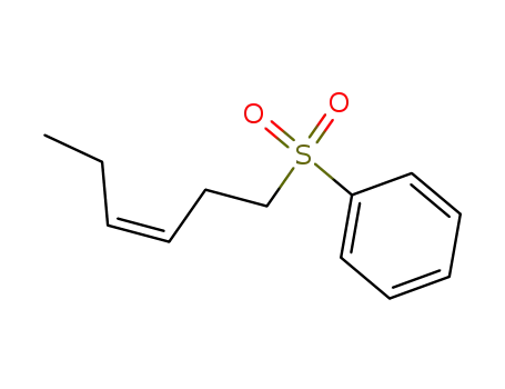 Molecular Structure of 74420-26-1 (Benzene, (3-hexenylsulfonyl)-, (Z)-)