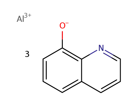 Molecular Structure of 24731-66-6 (aluminium tri(quinolin-8-olate))