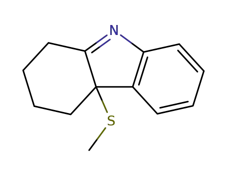 Molecular Structure of 53475-26-6 (1H-Carbazole, 2,3,4,4a-tetrahydro-4a-(methylthio)-)