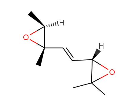 Oxirane,2-[2-(3,3-dimethyloxiranyl)ethenyl]-2,3-dimethyl- (9CI)