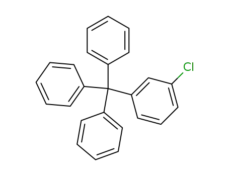 Molecular Structure of 115228-81-4 (triphenyl(3-chlorophenyl)methane)