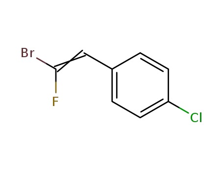1-bromo-1-fluoro-2-(4-chlorophenyl)ethylene