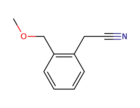 Molecular Structure of 408535-88-6 ((2-methoxymethyl-phenyl)-acetonitrile)