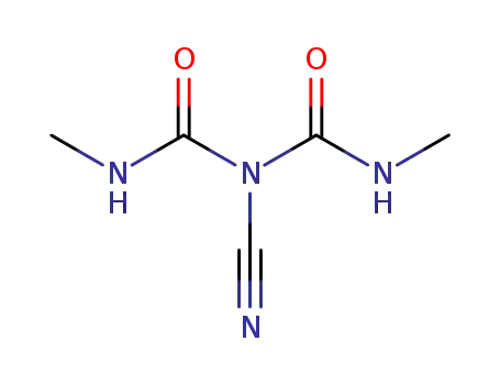 Molecular Structure of 859176-92-4 (3-cyano-1,5-dimethyl-biuret)
