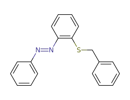 Molecular Structure of 101418-87-5 (Diazene, phenyl[2-[(phenylmethyl)thio]phenyl]-)