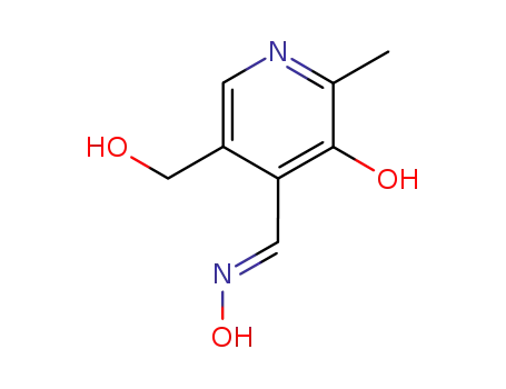 Molecular Structure of 20905-66-2 (2-Methyl-3-hydroxy-4-formyl-5-hydroxymethylpyridine oxime)