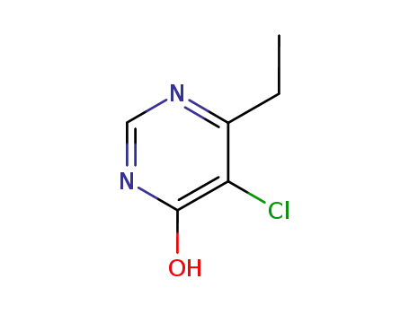 Molecular Structure of 130129-58-7 (5-Chloro-6-ethylpyrimidin-4-ol)