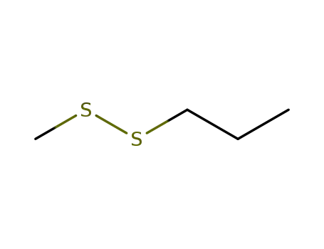 Molecular Structure of 2179-60-4 (Methyl propyl disulfide)