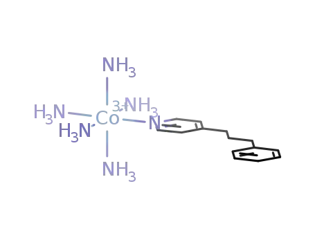 Molecular Structure of 113986-76-8 (pentaammine 1-phenyl-3-(4-pyridyl)propane cobalt(III) cation)