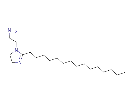Molecular Structure of 20513-80-8 (4,5-dihydro-2-pentadecyl-1H-imidazole-1-ethylamine)