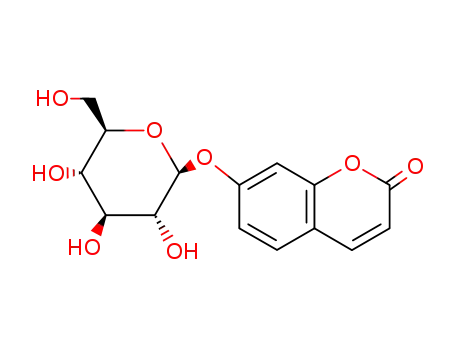 Molecular Structure of 93-39-0 (7-Hydroxycoumarin glucoside)