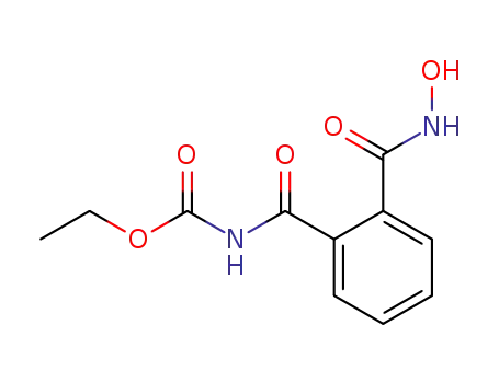 Molecular Structure of 116849-45-7 (N-<o-(N-hydroxycarbamoyl)benzoyl>carbamate)
