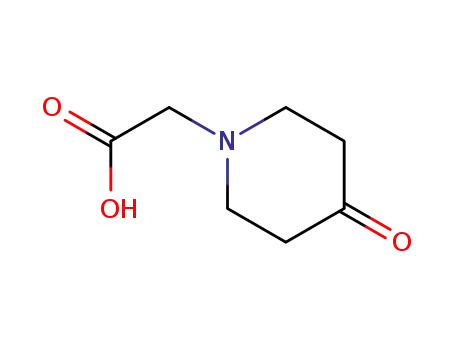 Molecular Structure of 218772-96-4 ((4-OXO-PIPERIDIN-1-YL)-ACETIC ACID HYDROCHLORIDE)