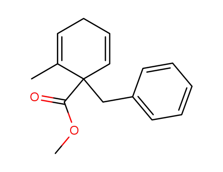 1-Benzyl-2-methylcyclohexa-2,5-dien-1-carbonsaeuremethylester