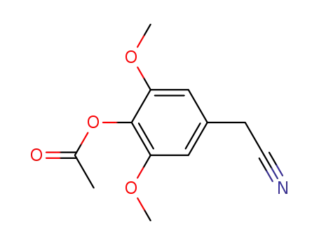 (4-acetoxy-3,5-dimethoxy-phenyl)-acetonitrile