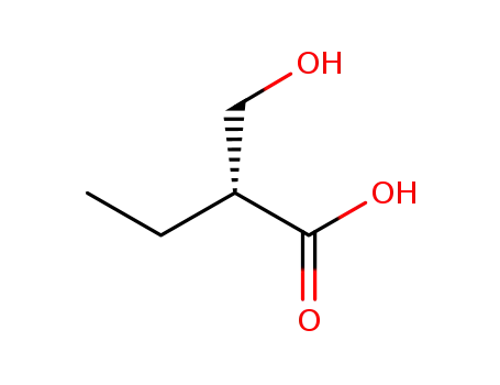 Molecular Structure of 72604-79-6 ((R)-2-Hydroxymethylbutanoic acid)